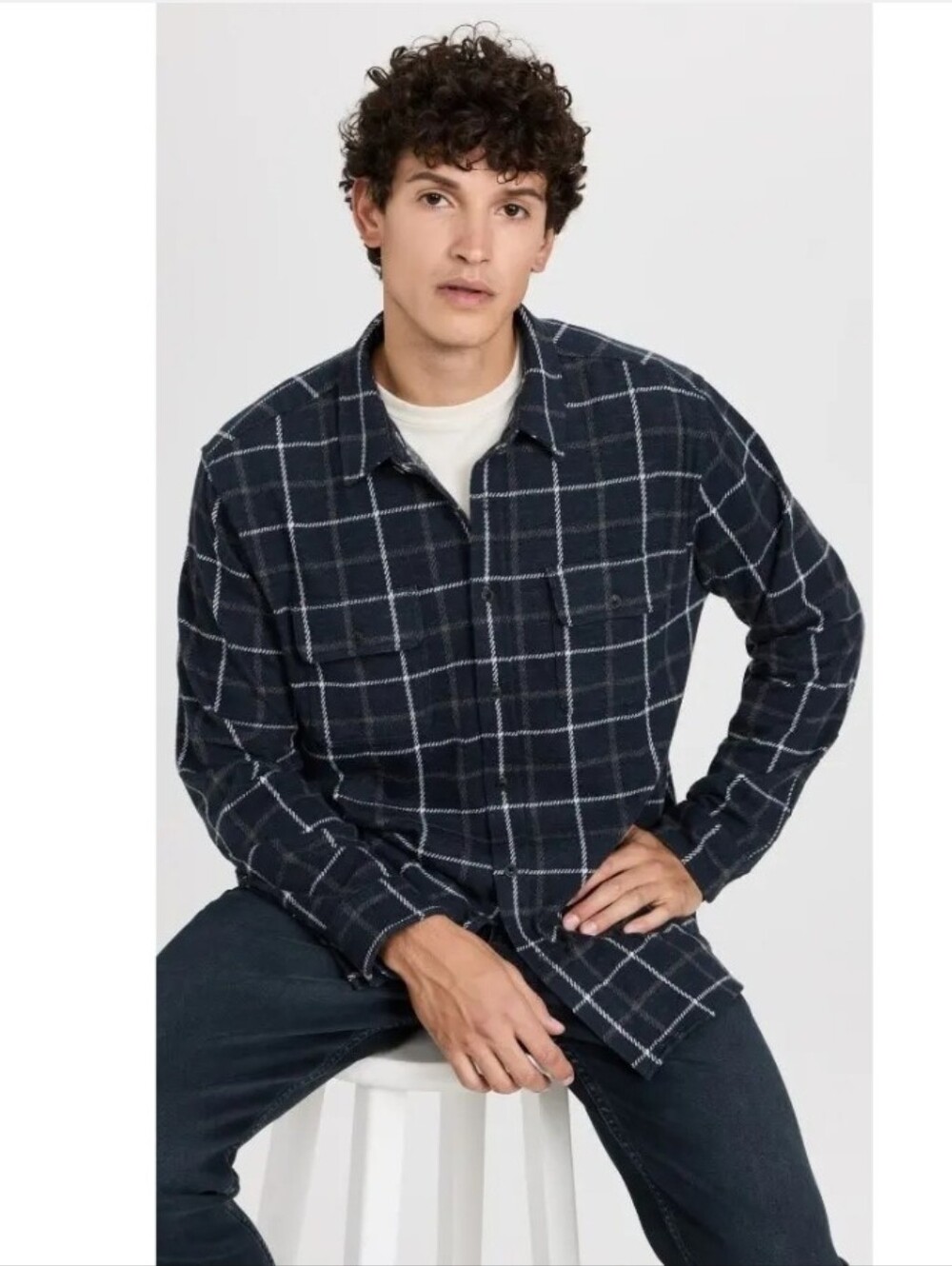 $178 Faherty Men Legend Sweater Shirt